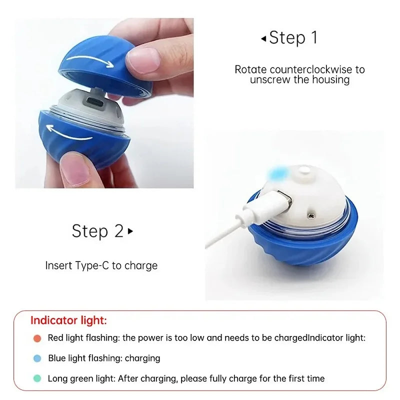 Dog Automatic Moving Bouncing Toy Ball