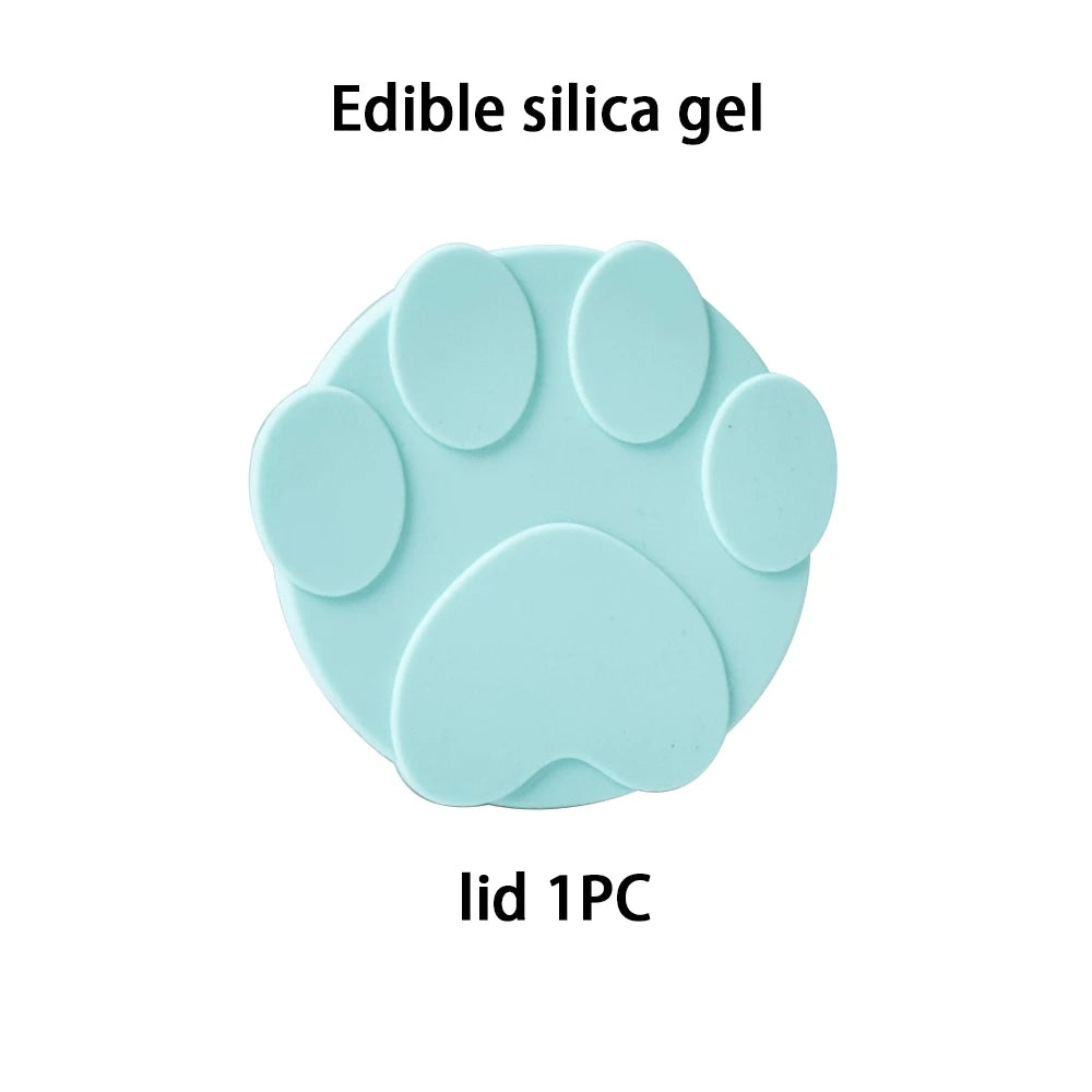 3 In 1 Reusable Silicone Dog Cat Canned Lid Food Sealer Spoon