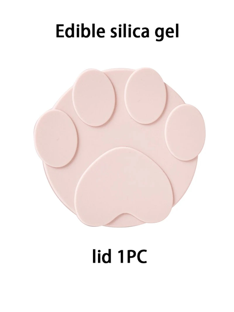 3 In 1 Reusable Silicone Dog Cat Canned Lid Food Sealer Spoon